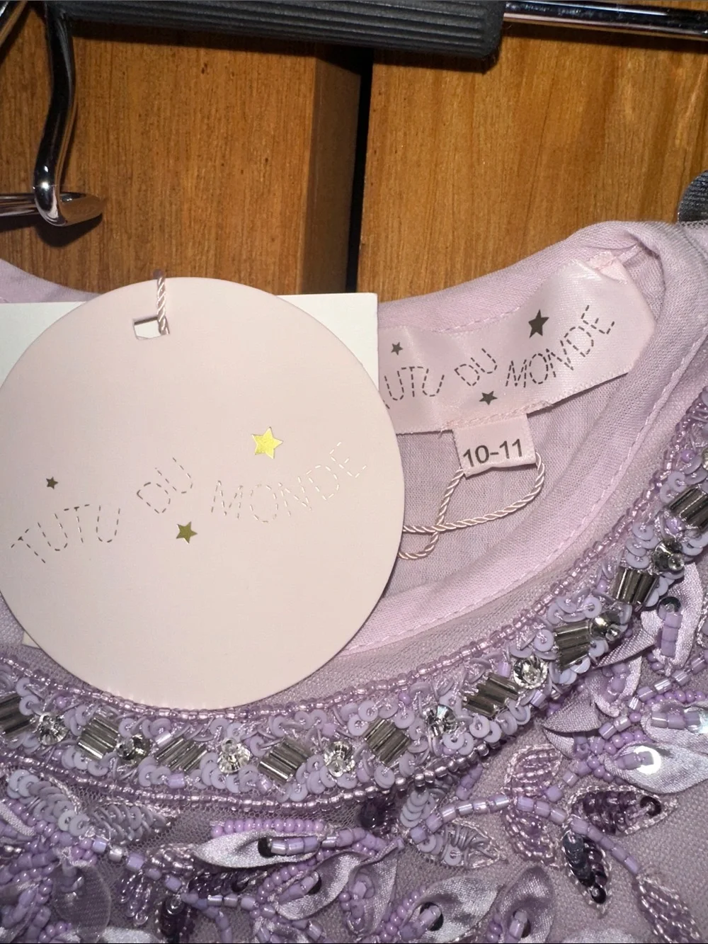 Tutu Du Monde Lilac Embellished Tulle Dress